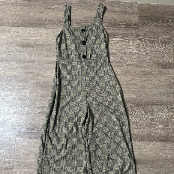 S Little Mountain Co Checkered Overalls - Picture 1 of 2